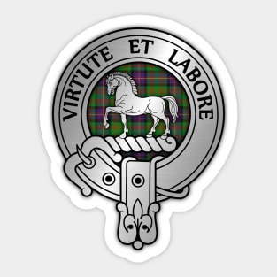 Clan Cochrane Crest & Tartan Sticker